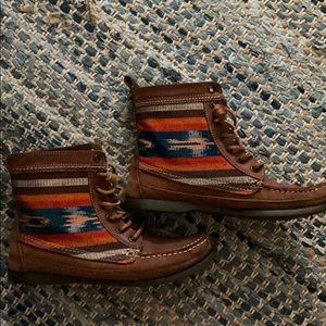 Leather boots size 8.5